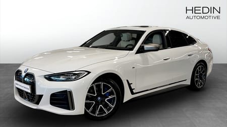 BMW i4 M50 xDrive Gran Coupé M-Sport Glastaklucka HiFi Värmare Backkamera