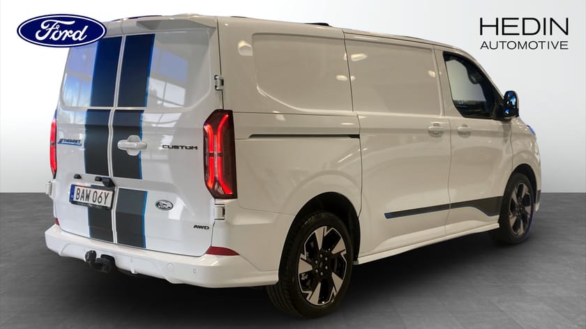 Bild 2 av Ford E-Transit Custom 340 AWD SPORT | SKÅP 320S | 218Hk |  Aut |