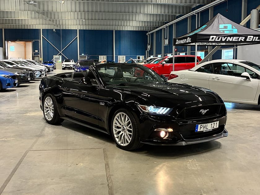 Bild 1 av Ford Mustang GT Cabriolet V8 Aut 421Hk | Performance pack | Borla