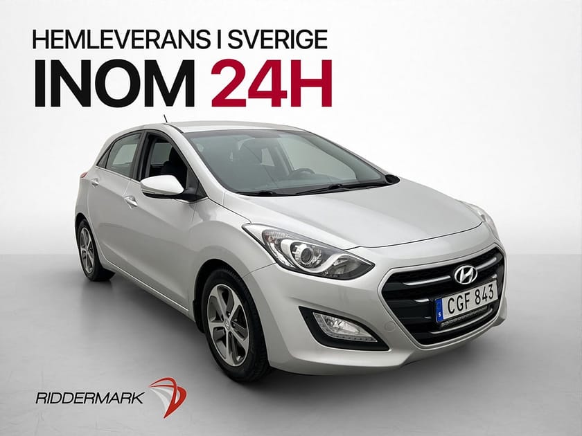 Bild 1 av Hyundai i30 1.6 GDI 135hk Comfort Bluetooth Farthållare