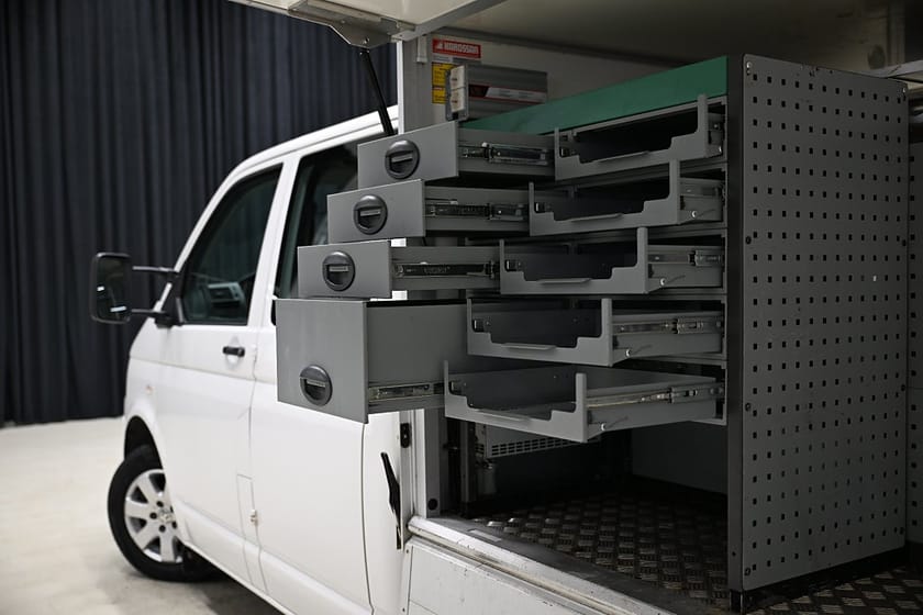 Bild 2 av Volkswagen Transporter Chassi Dubbelhytt 4Motion 140HK Dubbelhytt|Kåpa|V-Inredd|Leasbar|SeUtr!!!