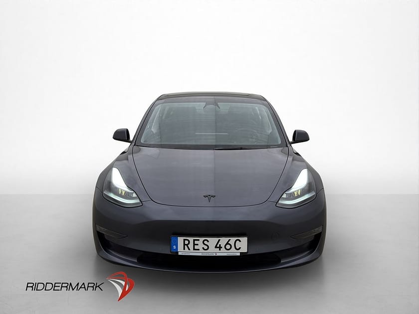 Bild 3 av Tesla Model 3 Long Range AWD 1 Brukare Pano Drag AP Skinn