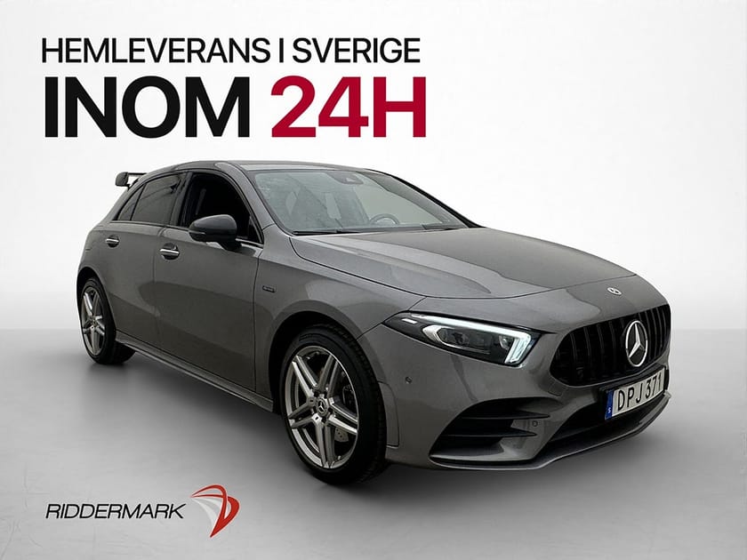 Bild 3 av Mercedes-Benz A 250 e 250e AMG Sport 360° Wide Burmester Navi Drag