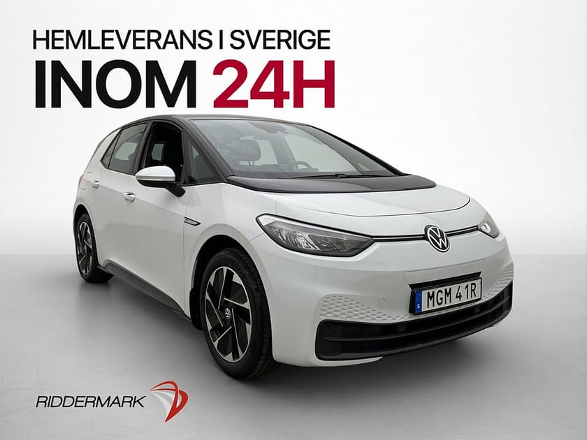 Bild 1 av Volkswagen ID.3 Pro Performance 204hk Navi Rattvärme CarPlay