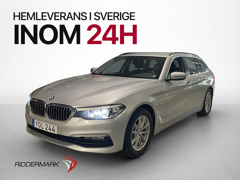 Bild 1 av BMW 520d xDrive Touring Värmare Kamera Rattvärme Navi Nyserv