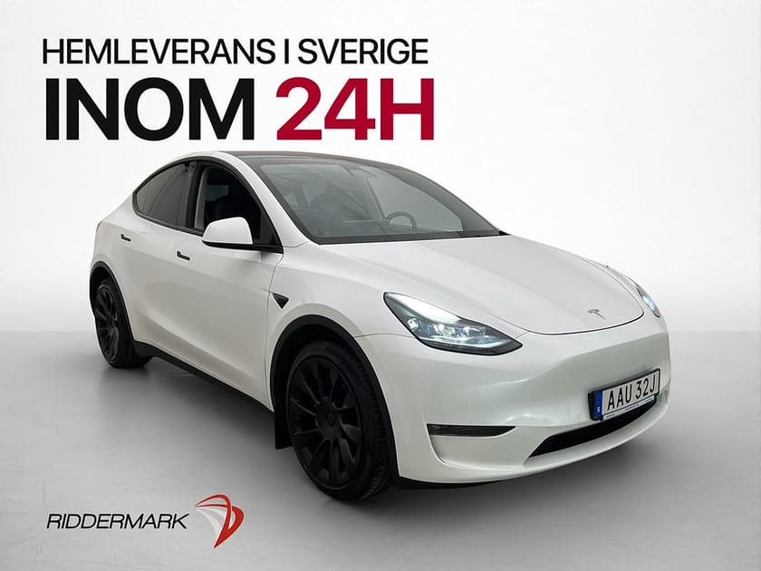 Bild 1 av Tesla Model Y Long Range AWD Pano Drag Kamera Skinn AP Navi