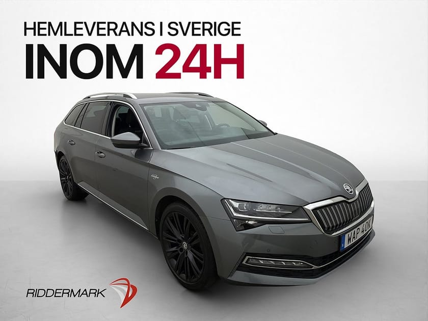 Bild 1 av Škoda Superb iV Kombi Skoda PHEV L&K Skinn Cockpit Canton Värmare Drag 218h