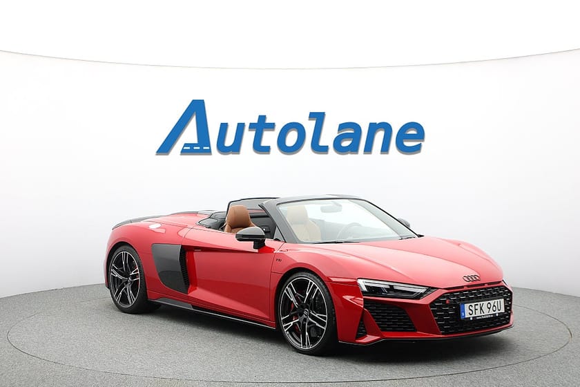 Bild 1 av Audi R8 Spyder V10 performance Q Performance, Keramisk, Kolfiber, B&O 620hk