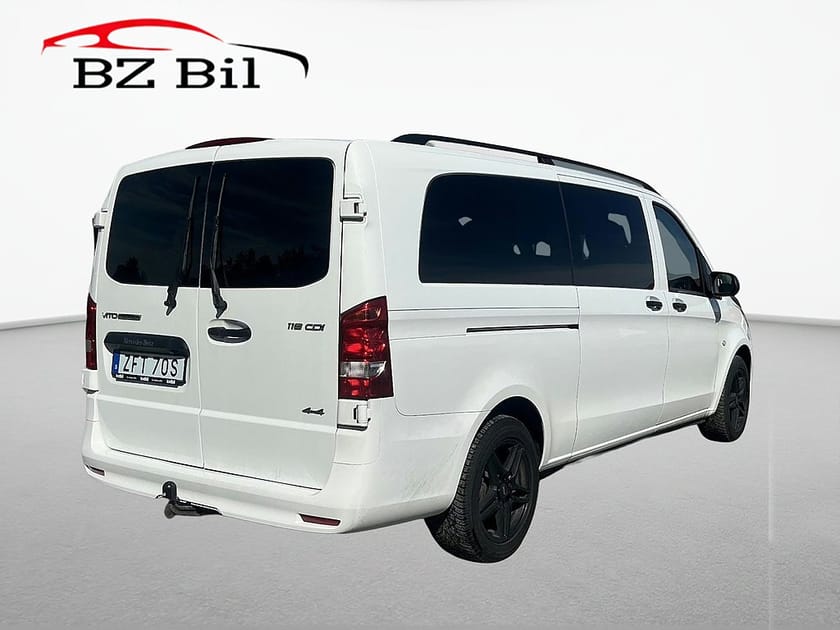 Bild 4 av Mercedes-Benz Vito Tourer 116 CDI 4x4 3.2t 9-Sits Moms Värmare Drag