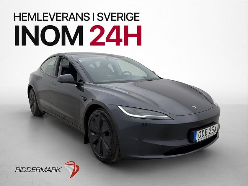 Bild 1 av Tesla Model 3 Standard Range Pano Autopilot Svensksåld