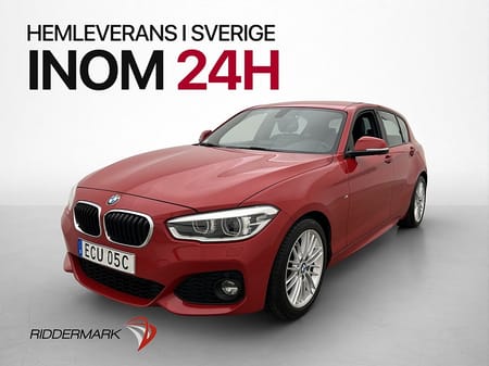 BMW 118i 136hk M Sport Sportfjädring Läder Keyless Låga Mil