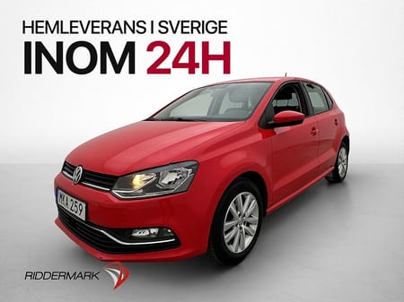 Volkswagen Polo 1.2 TSI 90hk Base Låg-Årsskatt 0.47 l/mil