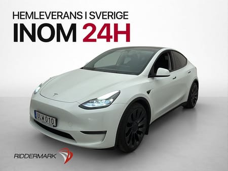 Tesla Model Y Performance AWD Dragkrok Skinn Pano Autopilot