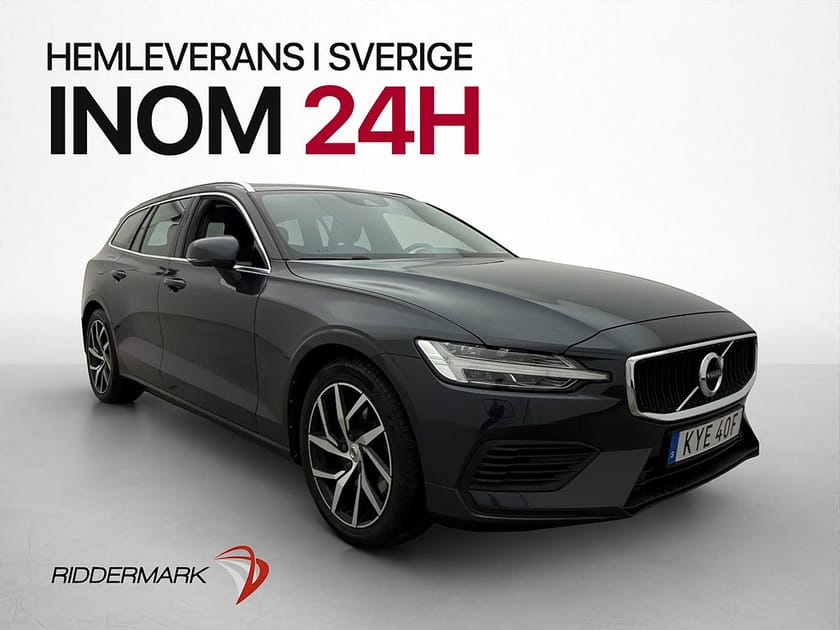 Bild 1 av Volvo V60 T6 341hk AWD Momentum Värmare VOC CarPlay Dragkrok