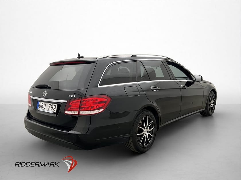 Bild 4 av Mercedes-Benz E 220 T BlueTEC BE 200 170hk Navi Drag Halvskinn Bluetooth