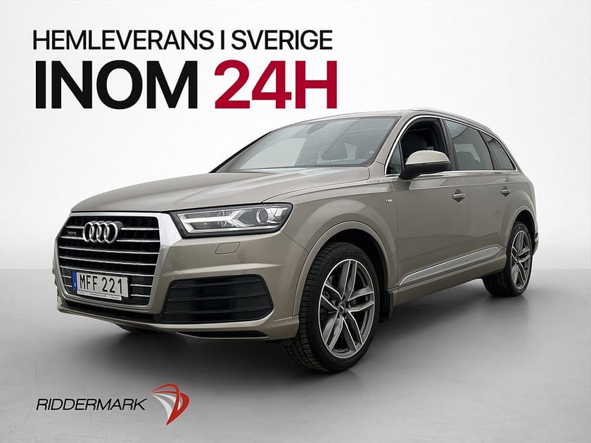 Bild 2 av Audi Q7 TDI Q S Line 7-sits Cockpit Pano D-Värm BOSE 272hk
