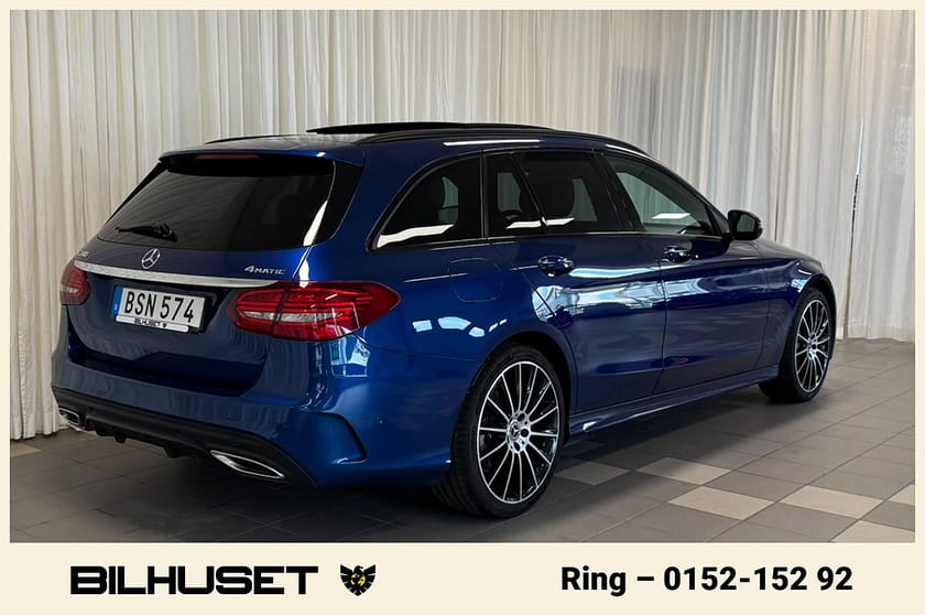 Bild 3 av Mercedes-Benz C 200 T 4MATIC 200T 9G-Tronic AMG Line Drag Kamera Pano
