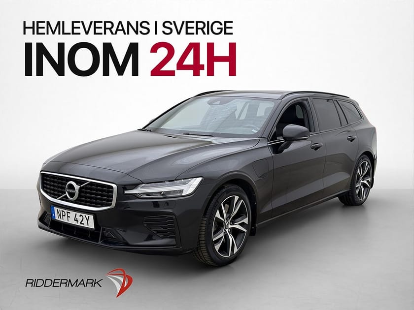 Bild 3 av Volvo V60 T8 392hk AWD R-Design Pano Värm Drag Kamera VOC