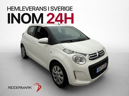 Citroën C1 1.0 72hk Kamera Bluetooth 0,37l/mil Låg-Årsskatt
