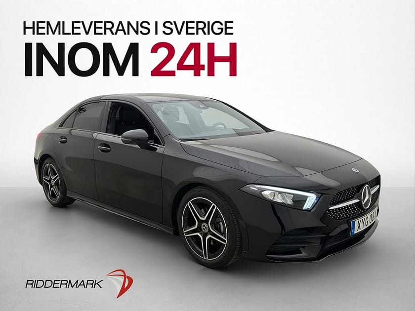 Bild 1 av Mercedes-Benz A 180 Sedan A180 136hk AMG Kamera CarPlay SV-Såld