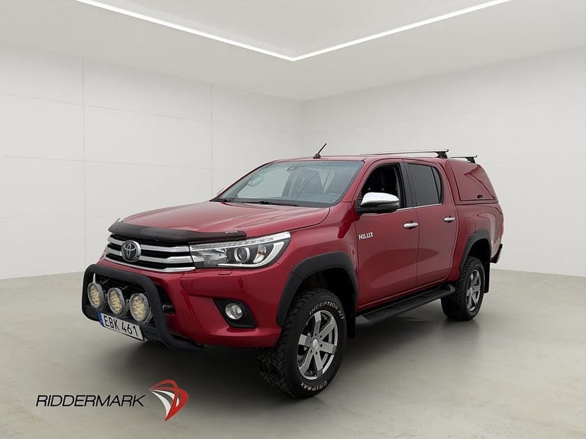 Bild 3 av Toyota Hilux Dubbelhytt Premium 2.4 AWD Drag B-Kam Skinn Diff Kåpa Moms