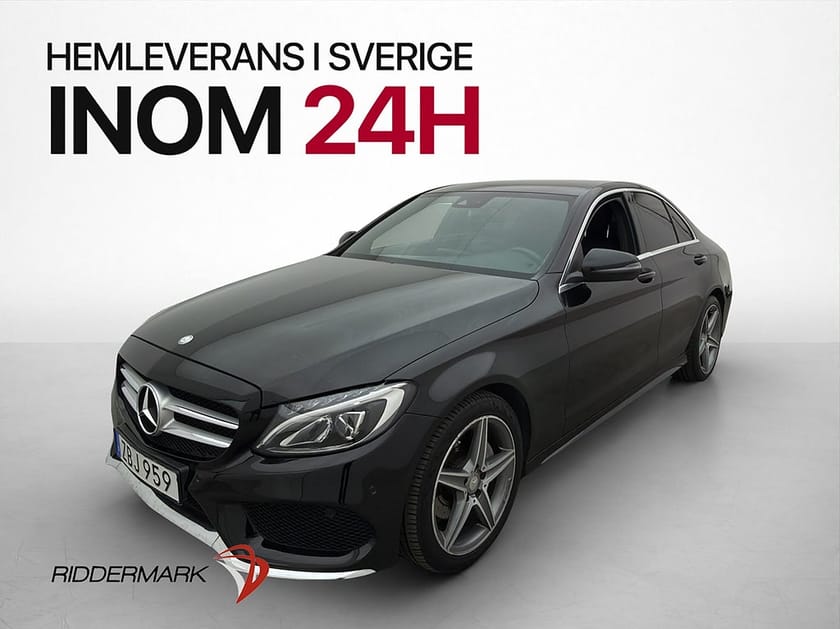 Bild 3 av Mercedes-Benz C 200 C200 184hk AMG Navi Burmester Skinn M-Värmare