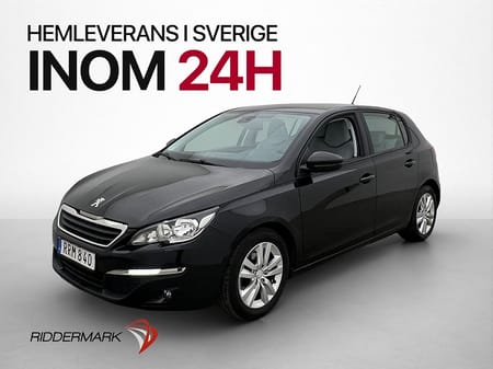 Peugeot 308 92hk Active P-Sensorer 0,36l/mil Låg-Årsskatt