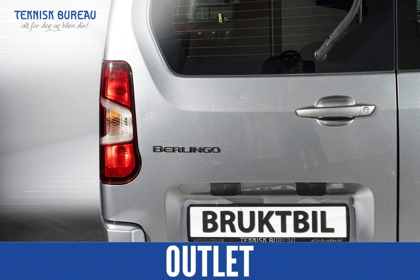 Bilde 4 av Citroën Berlingo Van Long L2,Proff utgave, Webasto, 2 Skyvedører,Tregulv varerom