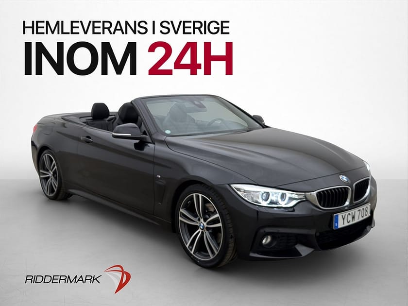 Bild 1 av BMW 430i Convertible 430 252hk M Sport Navi Skinn HiFi