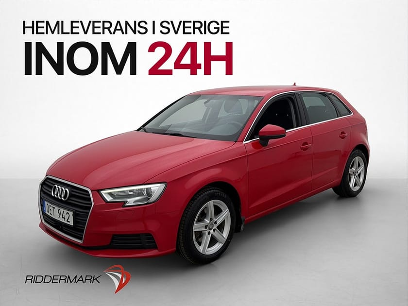 Bild 3 av Audi A3 Sportback 1.0 TFSI Endast 0,46l/mil 360kr Skatt ISOFIX