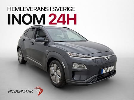 Hyundai Kona Electric 64 kWh 204hk Premium KRELL T-Lucka HUD Kamera