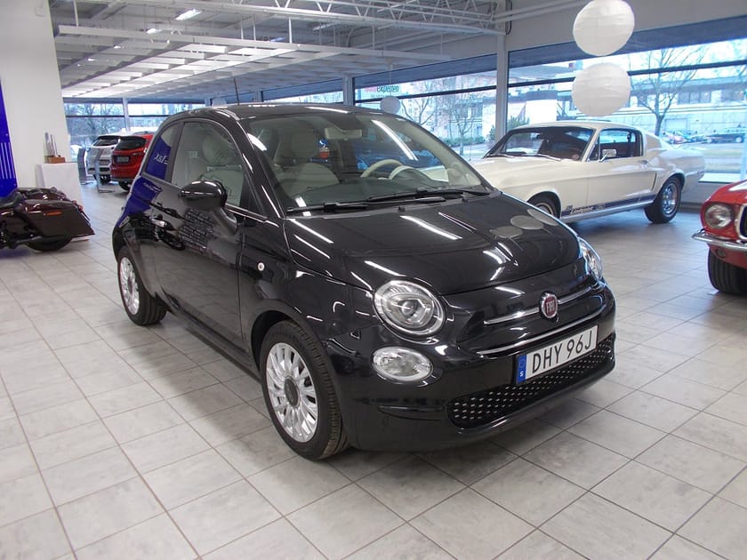 Bild 2 av Fiat 500 Hybrid 70hk Farthållare/LågSkatt/S&V-Hjul/Leasebar