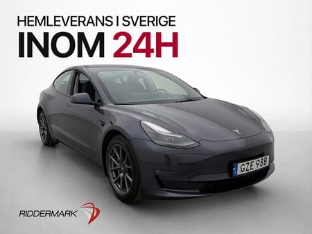 Tesla Model 3 Long Range AWD EL-Bagage Värmepump Pano Navi