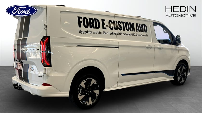 Bild 2 av Ford E-Transit Custom 340 AWD SPORT SKÅP 340L 218 A | Demo |