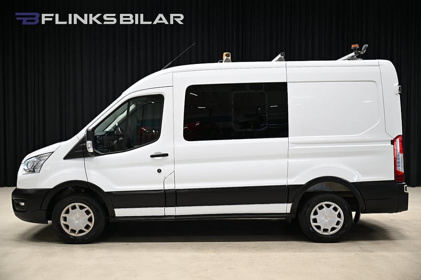 Bild 2 av Ford Transit 350 Crew Van TDCi AWD 130HK Dubbelhytt|Inredd|EnÄgare|NyKamrem