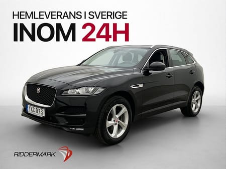 Jaguar F-Pace 20d AWD 180hk Panorama Kamera CarPlay Skinn