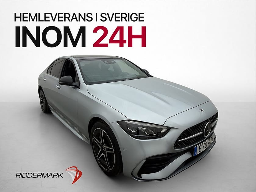 Bild 1 av Mercedes-Benz C 400 e 4MATIC 4M AMG Pano Burmester HUD 360° Drag