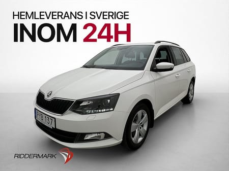 Škoda Fabia Kombi Skoda 1.0 TSI 95hk Style Sensorer CarPlay 0,44l/mil