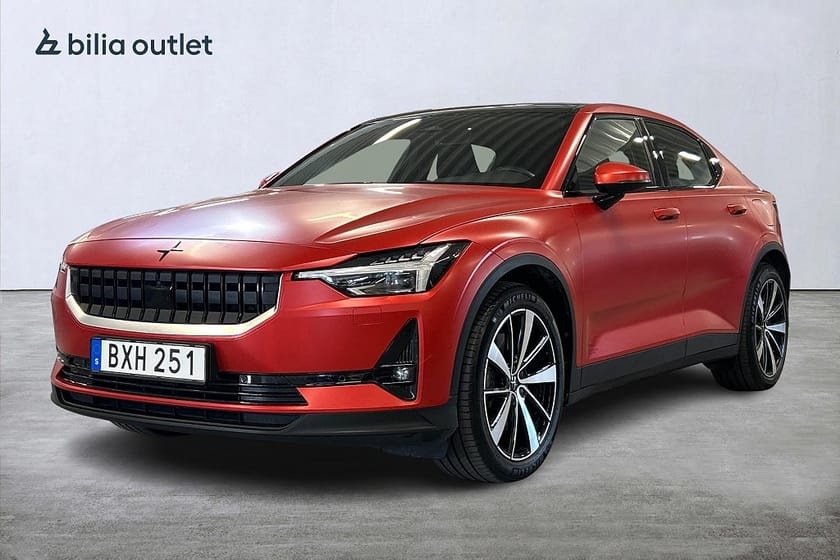 Bild 1 av Polestar 2 Long range Dual motor L R 78kWh Plus Pilot 408hk Panorama H/K Drag 360°k