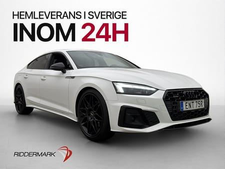 Audi A5 Sportback 45 TFSI quattro 245hk MHEV Q S-Line Kamera Cockpit CarPlay