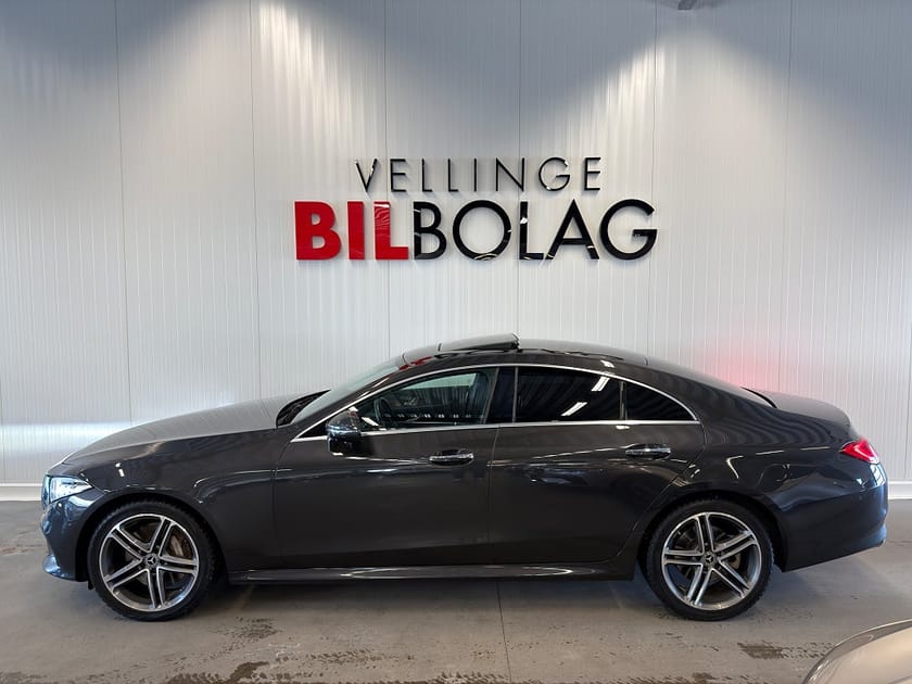 Bild 1 av Mercedes-Benz CLS 350 d 4MATIC Taklucka Burmester 360 kamera Skinn