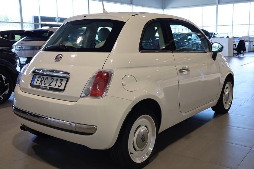 Bild 5 av Fiat 500 1,2 Jubileumsmodell Vintage '57 Läder AUX Nybytt K-rem