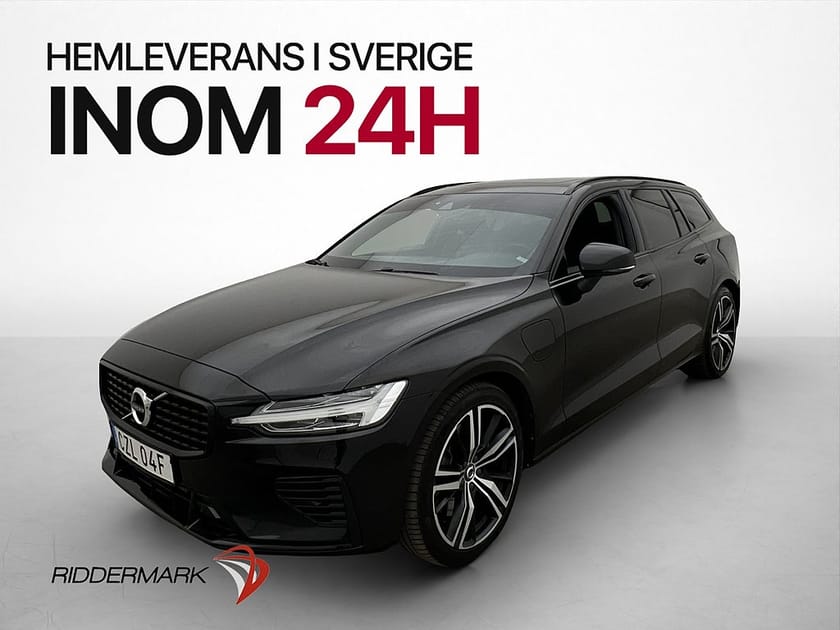 Bild 1 av Volvo V60 Recharge T6 AWD 350hk R-Design Värmare Pano Drag