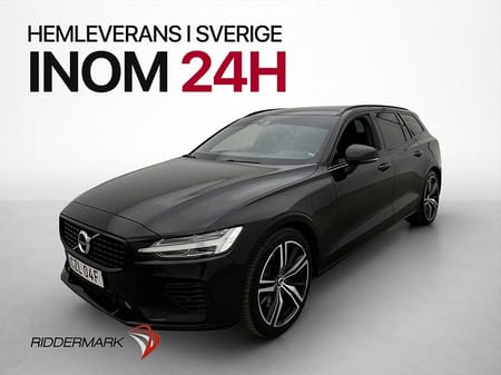 Volvo V60 Recharge T6 AWD 350hk R-Design Värmare Pano Drag