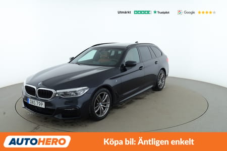 BMW 520d xDrive Touring M Sport / 360-kamera, ACC, Pano, Värmare