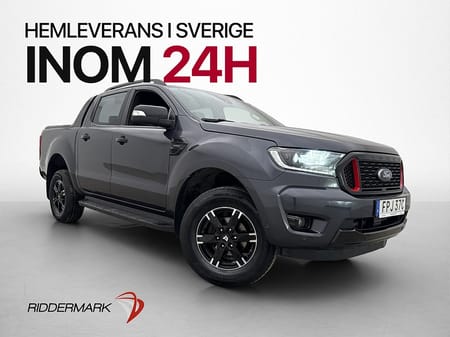 Ford Ranger Dubbelhytt Thunder 213hk 4x4 Värmare Drag Diff CARPLAY MOMS