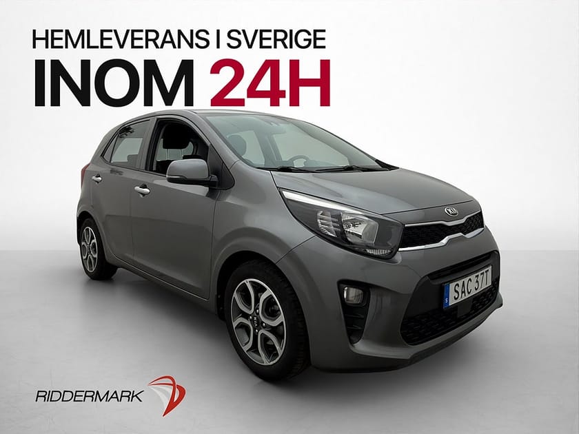 Bild 1 av Kia Picanto 1.0 MPI 67hk Advance Kamera CarPlay Farthållare