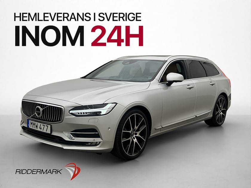 Bild 2 av Volvo V90 D3 Inscription Värm Drag B&W Pano 360° Skinn HUD