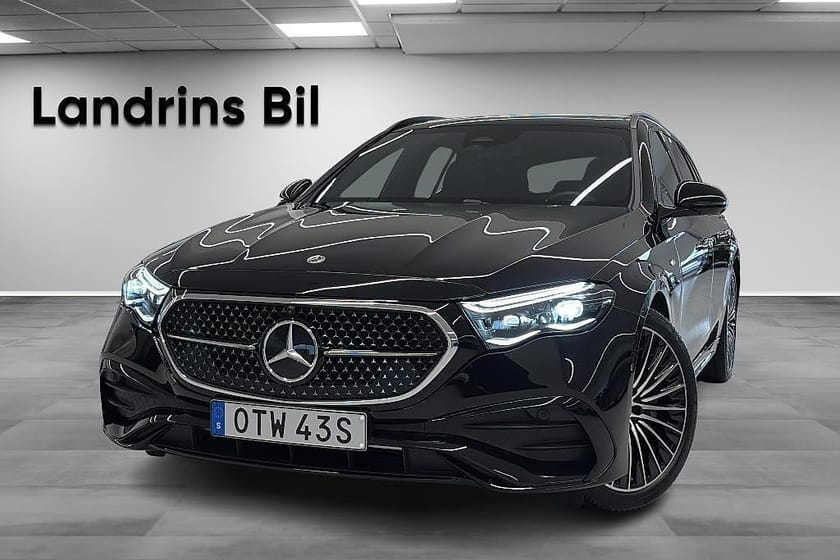 Bild 1 av Mercedes-Benz E 300 T e e,AMG Line,Panorama,Dragkrok,MOMS