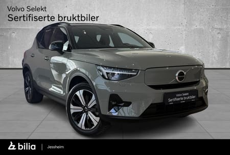 Volvo XC40 Recharge Twin 408Hk AWD Plus, Hengerfeste, Varmepumpe, Kamera